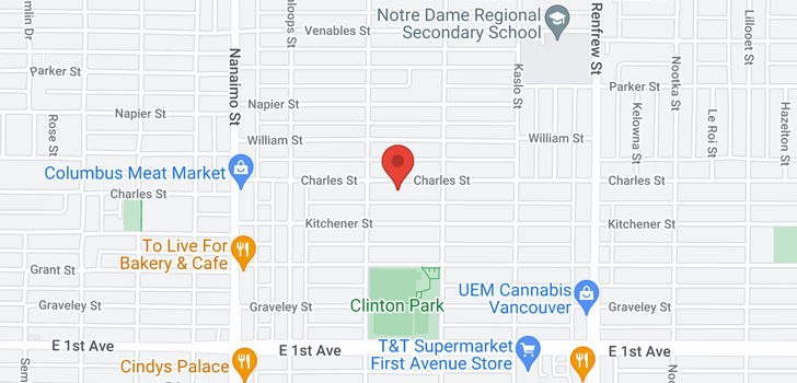 map of 2638 CHARLES STREET